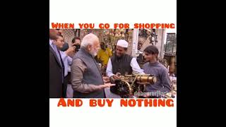 Modi Ji Ki Shopping 😂😆  Funny Dubbing By Dub Guru RJ Lucky [upl. by Umont]