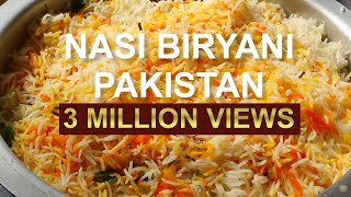 Nasi Biryani Ayam Pakistan  Pakistani Chicken Biryani [upl. by Arries93]