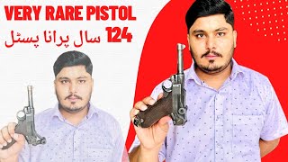 Luger P08 9mm review Very Rare Pistol 1812 [upl. by Ahsaetal822]