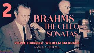 Brahms  Cello Sonata No2 in F Major Op99 Crc Pierre Fournier Wilhelm Backhaus  Remastered [upl. by Luwana]