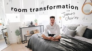 Extreme Bedroom Transformation for James Charles  Lone Fox [upl. by Marie-Jeanne790]