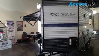 2019 Wolf Pup 15SW Travel Trailer Walkthrough [upl. by Alfons461]