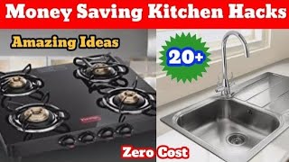 20 Amazing 🏡kitchen Ideas👉Zero Cost 👕🥻👔ideasampHackks👌Money Saving Tips amp Tricks🤔wonderfulips [upl. by Anwahsat]