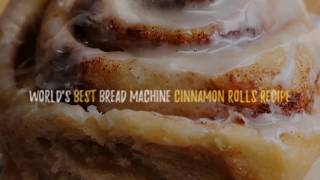 Bread machine Cinnamon Rolls  How to Make Easy bread machine Cinnamon Rolls [upl. by Bethina]