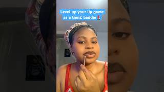 Level up your lip game as a gen Z baddie lipstick youtubeshorts [upl. by Nit299]