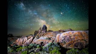 Alabama Hills  Milky Way Time Lapse  Lome Pine California [upl. by Hendricks114]