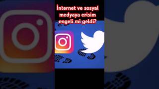 Instagram ve X Twitter neden açılmıyor internet neden yavaşladı haber shorts [upl. by Wylen]