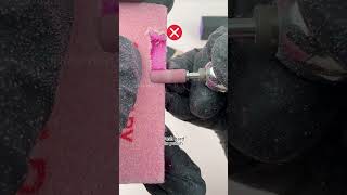 How to use the electric nail drill for beginners❓🧐manicure nails naildrill nailfile beginners [upl. by Fachan]