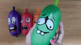 The most satisfying balloon slime popping videos 1 Hours 057 [upl. by Sinegra]