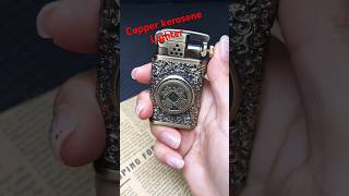 Copper kerosene lighter  lighter coolgedgets smartgedgets ytshorts [upl. by Sedruol]