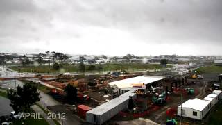 Manukau Station and Tertiary Centre construction time lapsemp4 [upl. by Tsugua893]