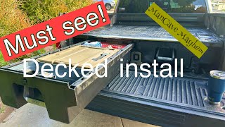 Installing a Decked system on a 2017 Ford F150 [upl. by Leamsi]