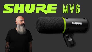 SHURE MV6  Test audio amp review [upl. by Ahseiyk768]