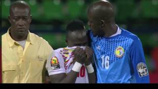 Sénégal vs Cameroun CAN 2017 images marquantes [upl. by Wainwright]