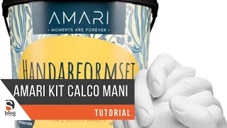 Amari Kit Calco Mani in gesso Video tutorial [upl. by Amirak351]