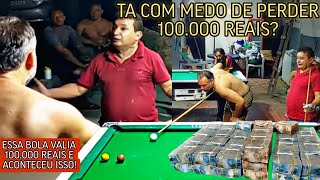 JOGO DE SINUCA MAIS CARO DE SÃO LUIS MA 100000 REAIS DE CADA [upl. by Enidualc]