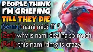 No one expects AP Nami Mid damage after the buffs [upl. by Neilla]