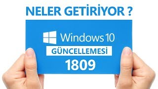 Windows 10 1809 Güncellemesi İle Gelenler [upl. by Philpot]