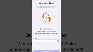 When was the Proof of Stake consensus algorithm first introducedtimefarm [upl. by Nelad288]