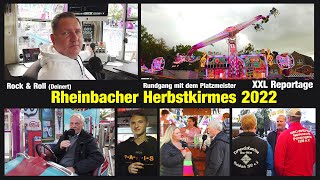 XXL Reportage  Rheinbacher Herbstkirmes 2022  Rundgang mit dem Platzmeister Interviews und mehr [upl. by Avonasac766]