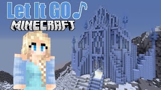 ♪ quotLet it Goquot A Minecraft Music Video of Disneys hit song From quotFrozenquot [upl. by Rabkin]