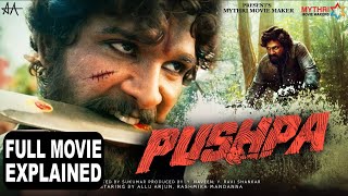 Pushpa Full Movie Hindi Dubbed HD Facts 4K  Allu Arjun  Rashmika Mandanna  Sukumar  Devi Prasad [upl. by Ansell]