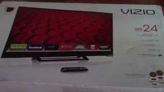 UNBOXING VIZIO E241i B1 24 Inch 1080p 60Hz Smart LED HDTV [upl. by Fallon]