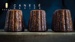 Canelé Recipe  BAKEN [upl. by Arza]