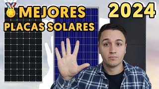 🥇 Las 5 Mejores PLACAS SOLARES del 2024 CalidadPrecio [upl. by Oniram]