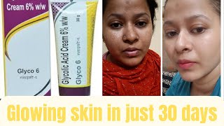 Glyco 6 cream  glycolic acid cream  how to use [upl. by Niac]