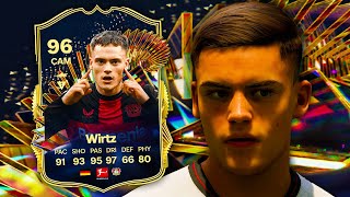 96 TOTS Wirtz Player Review  EA FC 24 [upl. by Reibaj]