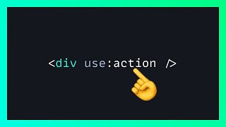 Svelte Actions Make Svelte The Best JavaScript Framework [upl. by Friederike]