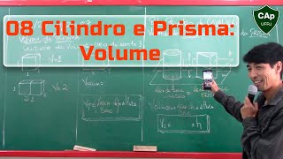 08 Cilindro e Prisma Volume [upl. by Adelbert]