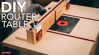 DIY Router Table Build FREE PLANS [upl. by Booma]