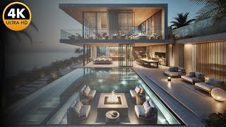 Inside a Stunning Luxury Beach House  Modern Design with Ocean Views [upl. by Ordnagela]