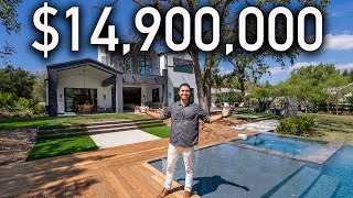 Inside a 14900000 Hidden Hills Modern Mansion with a Bocce Ball Court [upl. by Nyletak181]