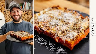 Mushroom Detroit Style Pizza  Marc Schechter  Gozney Dome [upl. by Airotal359]