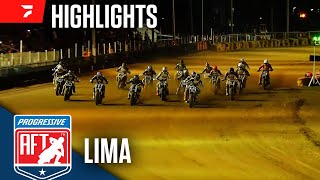 American Flat Track at Lima HalfMile 62924  Highlights [upl. by Eibo]