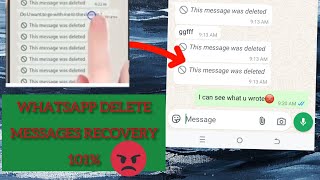 whatsapp msg recover kese karedelete msg Kahan dkhe [upl. by Eckel]