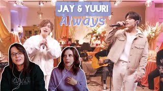 Collaboration Cover ENHYPEN JAY amp Yuuri  Always原曲 ENHYPEN Reaction [upl. by Nauqaj993]