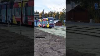 Tampere Tram Test Drive train shortsvideo tramtrain tramlines rautarunnari shorts [upl. by Ahsla475]