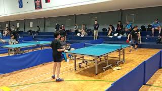 2024 south pennants table tennis div 2 Ian Lin vs Simon Wu set 5 [upl. by Acissehc876]