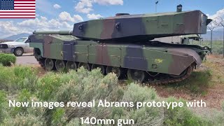 New images reveal Abrams prototype with 140mm gun [upl. by Uball388]