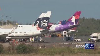 Brake issue causes Hawaiian Airlines flight to overshoot runway [upl. by Faro777]