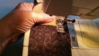 How To Do A Corner Stitch With A Zig Zag Sewing Machine [upl. by Adnuahsal]