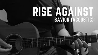 Savior Ghost Note Symphonies  Rise Against Cover with Tabs [upl. by Yrdnal]