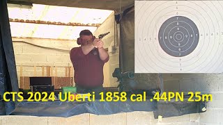 cts2024 Remington uberti 1858 44PN 25m [upl. by Fregger431]