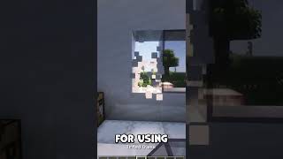 How to make TINTED GLASS in Minecraft Tutorial minecrafttutorial minecraft [upl. by Siulesoj]