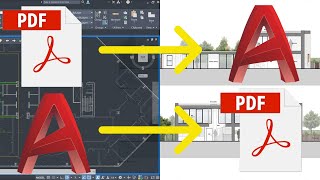 How to Convert AutoCAD DWG file to PDF [upl. by Oriel]