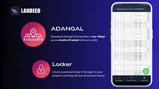 Telangana State Property Document  Adangal  Locker  Landeed app [upl. by Asyen]